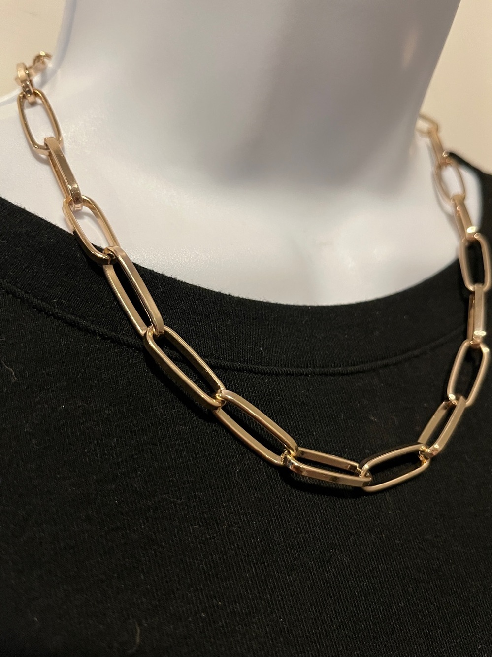 8 Other Reasons Gold-Tone Paperclip Link Necklace - Elegant Chain for Women